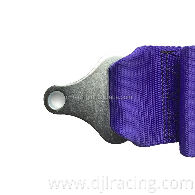 UTV SFI 16.1 Approved adjustable 3 inch 4 point TAKADA latch link aluminium buckle go kart safety belt for sale